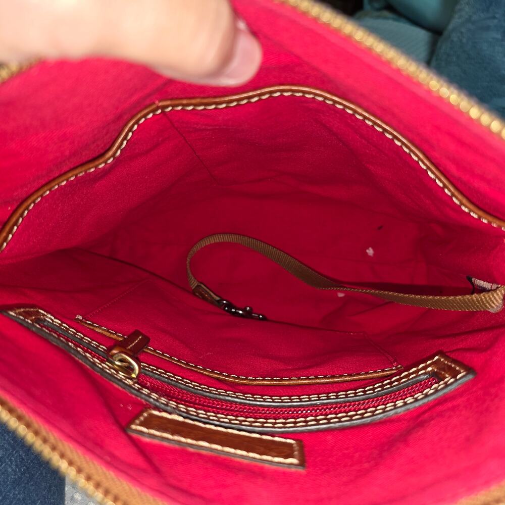 DOONEY BOURKE PEBBLED LEATHER CROSSBODY BAG - Picture 7 of 9
